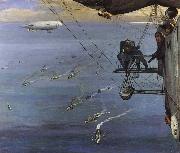 Sir John Lavery A Convoy,North Sea 1918 oil painting